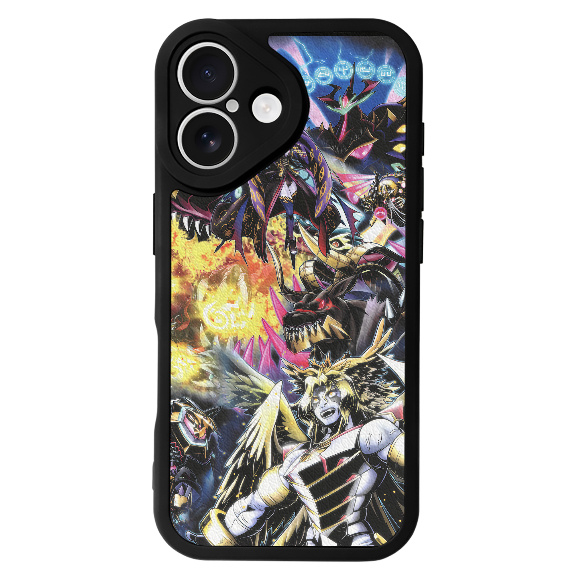 （画像用） Digimon デジタルモンスター/デジモン 【iPhone 16シリーズ対応】シリコンスマホケース（レザー調） 材質：シリコン